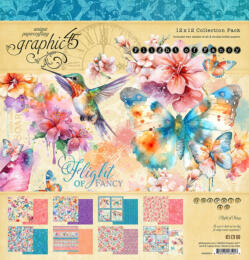 Graphic 45 - FLIGHT OF FANCY - Collection Pack 30x30