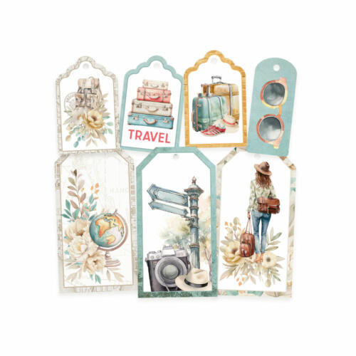 P13 PAPERS - Collection TRAVEL JOURNAL  - Decorative Tags
