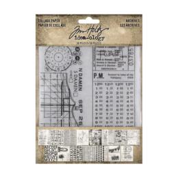 PAPIERS VINTAGES - Collage Papper LES ARCHIVES - TIM HOLTZ