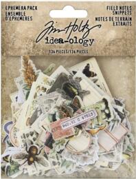 PAPIERS VINTAGES - Ephemera Pack FIELD NOTES SNIPPETS - TIM HOLTZ