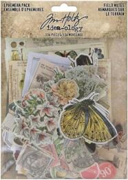 PAPIERS VINTAGES - Ephemera Pack FIELD NOTES REMARQUES SUR LE TERRAIN - TIM HOLTZ