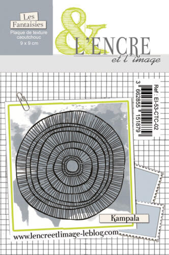 Plaque Texture Caoutchouc - KAMPALA  - L'Encre & l'Image
