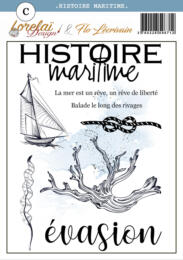 Tampon Clear - HISTOIRE MARITIME - Collection ENTRE TERRE ET MER - Lorelai Design