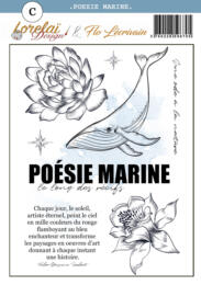 Tampon Clear - POESIE MARINE - Collection ENTRE TERRE ET MER - Lorelai Design