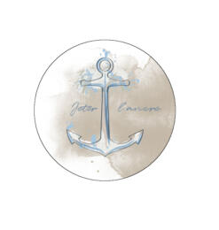 Badge Fantaisie - JETER L'ANCRE - Collection ENTRE TERRE ET MER - LORELAI DESIGN