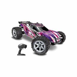 67076-4-PINK  Traxxas Rusler 4x4 VXL Pink Edition