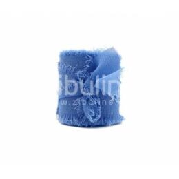 Ruban Mousseline de soie - BLEUET  - Zibuline