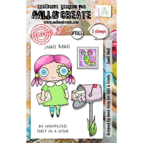 Tampon Clear Aall And Create - N°1165 SNAIL MAIL