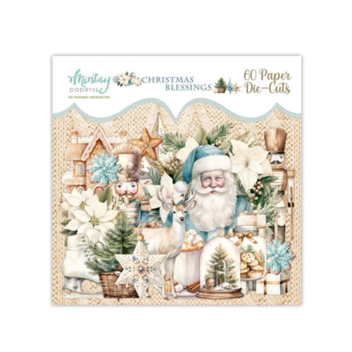 Mintay Papers - Die Cut  CHRISTMAS BLESSINGS (60 pièces)