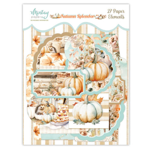 Mintay Papers - Die Cut ELEMENTS AUTUMN SPLENDOR (27 pièces)