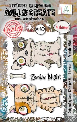 Tampon Clear Aall And Create - N°1202 ZOMBIE NIGHT 