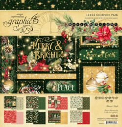 Graphic 45 - MERRY & BRIGHT - Collection Pack 30x30