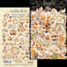 EPHEMERA ASSORTMENT - Ephemera AUTUMN GREETINGS : Collection Graphic 45