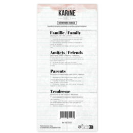 Tampons Clear - Family - DEFINITIONS FAMILLE  - Les Ateliers de Karine