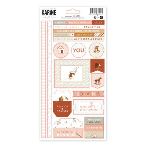 Les Ateliers de Karine - FAMILY Stickers 15x30