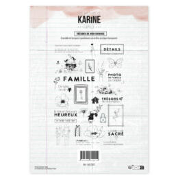 Tampons Clear A4- Family - TRESORS DE MON ENFANCE  - Les Ateliers de Karine