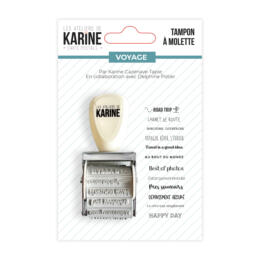 Tampons à Molette -  CARTE POSTALE - VOYAGE - Les Ateliers de Karine