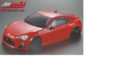 KB48569 Carrosserie Toyota 86 peinte rouge 1/10 195mm Killerbody