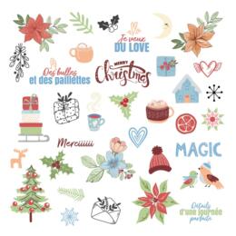 Les Ateliers de Karine - POESIE HIVERNALE -  Die Cut Petites Vignettes