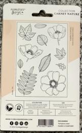 Tampon Clear Florilèges Design - FLEURS A COMPOSER - Collection CARNET NATURE