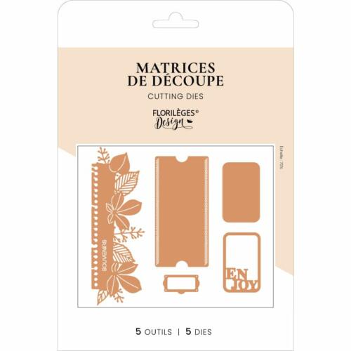 Dies Découpe Florilèges Design - Matrice découpe CARNET D'AUTOMNE - Collection CARNET D'AUTOMNE