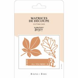 Dies Découpe Florilèges Design - Matrice découpe ALL YOU NEED IS FALL - Collection CARNET D'AUTOMNE