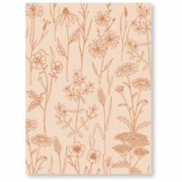 Plaque Embossage - FLEURS DES CHAMPS Collection CARNET NATURE  - Florilèges Design