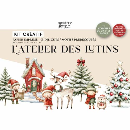 Florilèges Design - L'ATELIER DES LUTINS  - Kit Créatifs Bloc A5