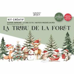 Florilèges Design - LA TRIBU DE LA FORET  - Kit Créatifs Bloc A5