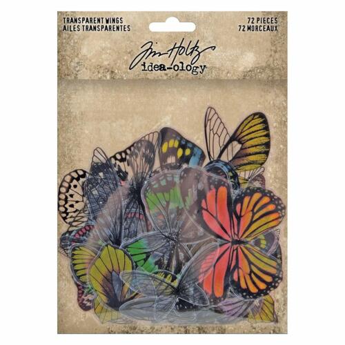 PAPIERS VINTAGES - Ephemera Pack TRANSPARENT WINGS - TIM HOLTZ