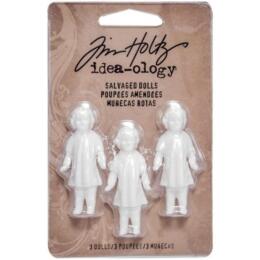 Embellissement 3D - SALVAGED DOLLS - POUPEES en RESINE - TIM HOLTZ