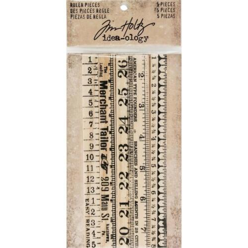 Embellissement 3D - RULER - REGLES EN BOIS - TIM HOLTZ