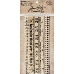 Embellissement 3D - RULER - REGLES EN BOIS - TIM HOLTZ