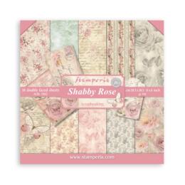 STAMPERIA - Collection SHABBY ROSE - Paper Pad 20.3x20.3cm  