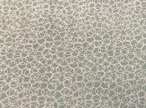 Papier Fantaisie 100% Coton - BUBBLES Gris /Rose