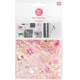 Papier PAPER PATCH - Champ de Fleurs Rose