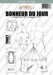 Tampon Clear - BONHEUR DU JOUR - Collection INSOUCIANCE- Lorelai Design