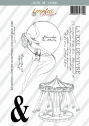 Tampon Clear - JOIE DE VIVRE - Collection INSOUCIANCE- Lorelai Design