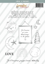 Tampon Clear - REVE D'ENFANT - Collection INSOUCIANCE- Lorelai Design