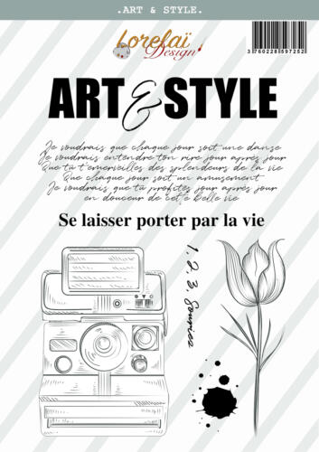 Tampon Clear - ART & STYLE - Collection INSOUCIANCE- Lorelai Design