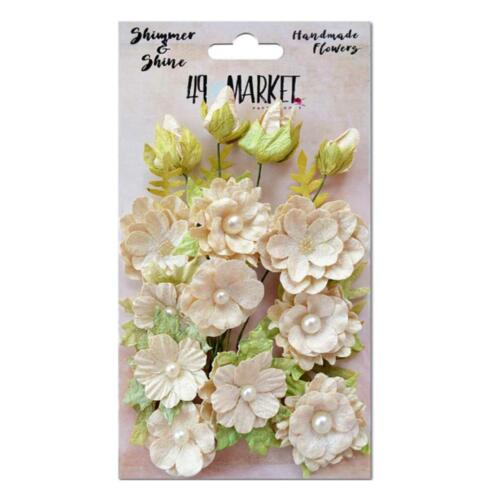 Fleurs en Papier -  Vintage Shimmer and Shine IVORY 49 Market