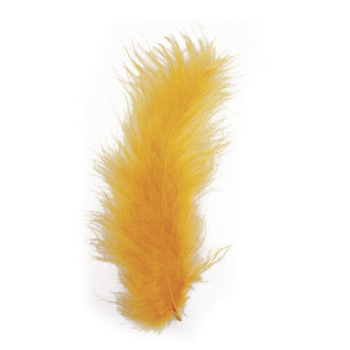 PLUMES - 10/15 cm Couleur ORANGE (15u)