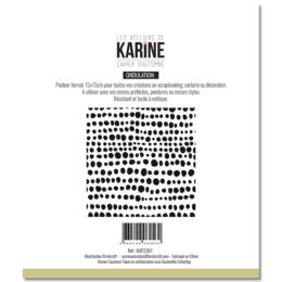 Pochoir LES ATELIERS DE KARINE - ONDULATION - Collection Cahier d'Automne